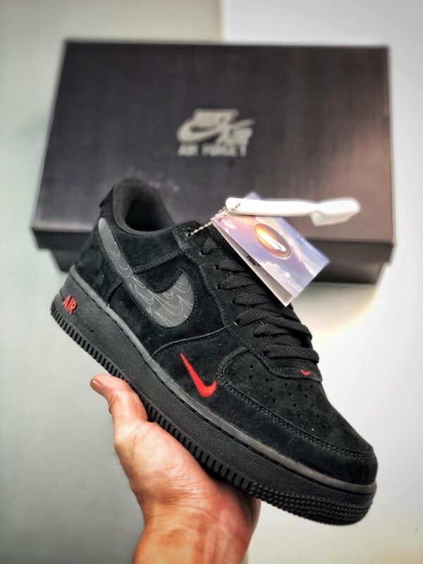 运动鞋, KD, Air Force 1 - Air Force 1 '07 Low 黑红反光 货号：DZ4514-001