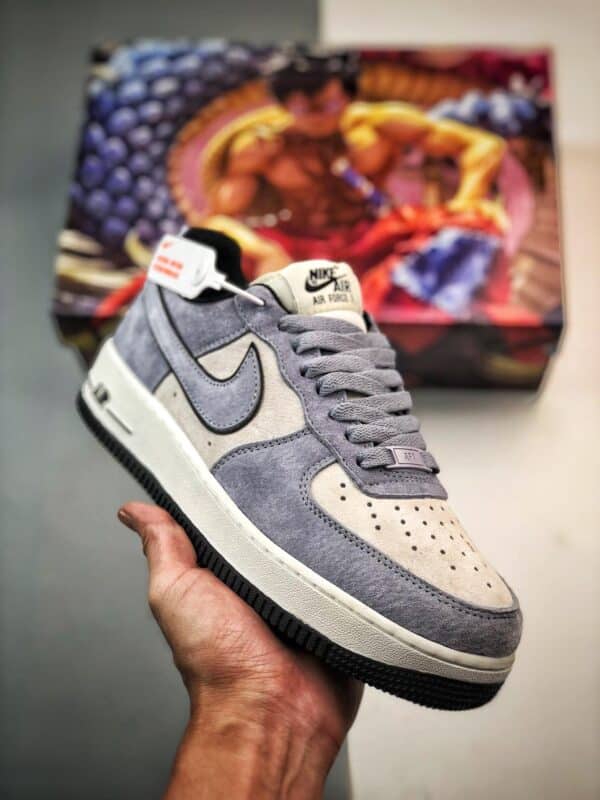 运动鞋, Nike Air Force 1 '07 Low, NIke Air Force 1 '07, Nike Air Force 1, Nike, Air Force 1 - Nike Air Force 1 '07 Low 海蓝灰麂皮 鞋子 货号：LF8989-444