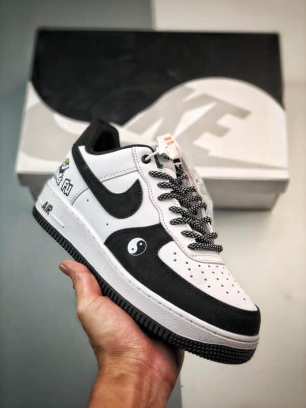 篮球鞋, 球鞋, Nike Air Force 1 Low, Nike Air Force 1, Nike, Air Force 1 Low, Air Force 1 - Nike Air Force 1 Low 太极黑白功夫熊猫 篮球鞋 货号：BS9055-701