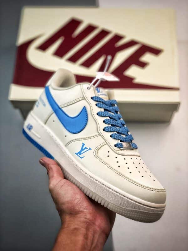 运动鞋, Nike Air Force 1 '07 Low, NIke Air Force 1 '07, Nike Air Force 1, Nike, Air Force 1 - Nike Air Force 1 '07 Low LV 白蓝 原楦头原纸板 打造纯正空军版型 货号：BS9055-17020