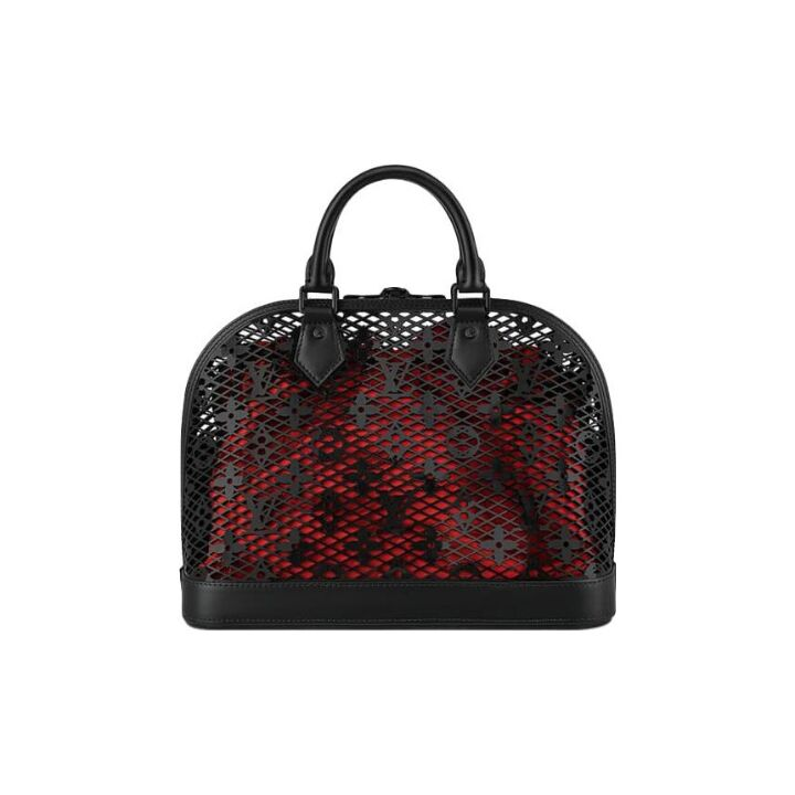 LOUIS VUITTON Alma系列 漆面牛皮革 手提包 小号 女款 黑色