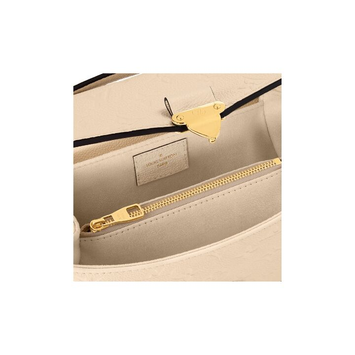LOUIS VUITTON Pochette Metis East West 可拆卸可调节肩带图案印花 牛皮革 斜挎单肩包 女款 奶油色