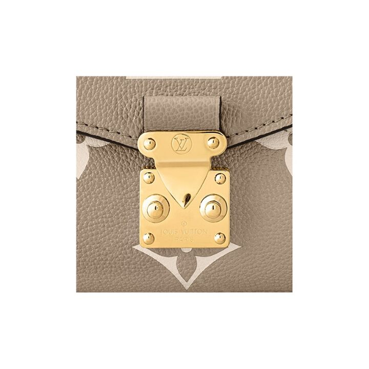 LOUIS VUITTON Pochette Metis East West 可拆卸可调节肩带图案印花 软粒面牛皮革 斜挎包单肩包 女款 灰色