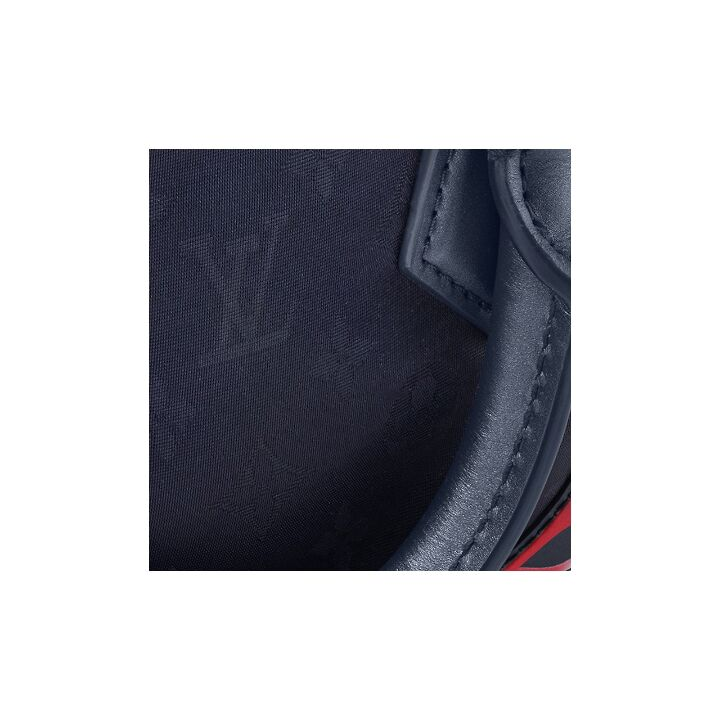 LOUIS VUITTON Speedy Bandoulière 20 可拆卸可调节肩带拉链开合 尼龙 手提单肩斜挎包旅行包 女款 海军蓝