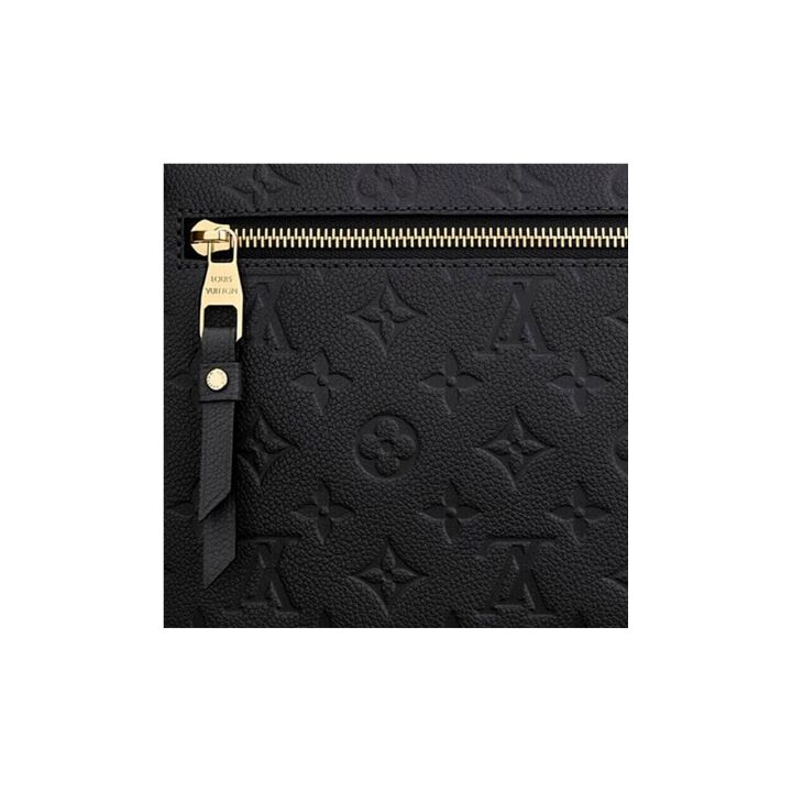 LOUIS VUITTON Pochette Metis 时尚老花压印 牛皮 手提包单肩包斜挎包 女款 黑色