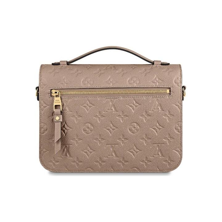 LOUIS VUITTON Pochette Metis 邮差包 老花压纹 手提单肩斜挎包 女款 糖果色 灰色