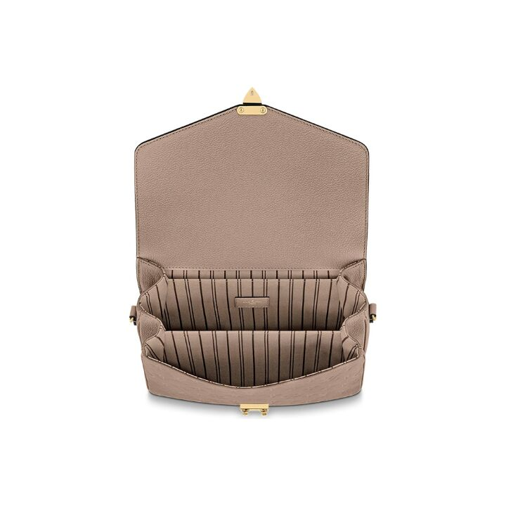 LOUIS VUITTON Pochette Metis 邮差包 老花压纹 手提单肩斜挎包 女款 糖果色 灰色
