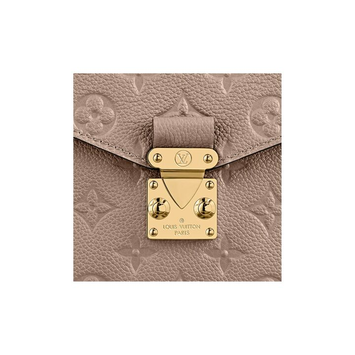 LOUIS VUITTON Pochette Metis 邮差包 老花压纹 手提单肩斜挎包 女款 糖果色 灰色