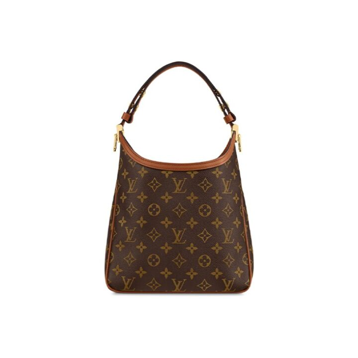 LOUIS VUITTON Hobo Dauphine PM 达芙妮 腋下包 拼皮 经典老花 小牛皮 小号 手提单肩斜挎包 女款 棕褐色/焦糖色