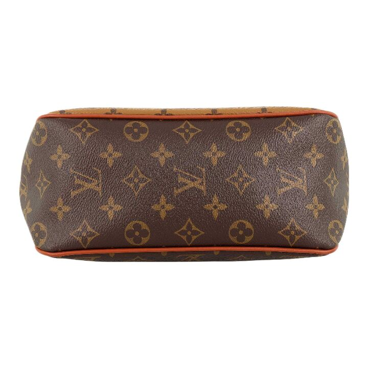 LOUIS VUITTON Hobo Dauphine PM 达芙妮 腋下包 拼皮 经典老花 小牛皮 小号 手提单肩斜挎包 女款 棕褐色/焦糖色