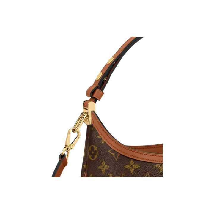 LOUIS VUITTON Hobo Dauphine PM 达芙妮 腋下包 拼皮 经典老花 小牛皮 小号 手提单肩斜挎包 女款 棕褐色/焦糖色