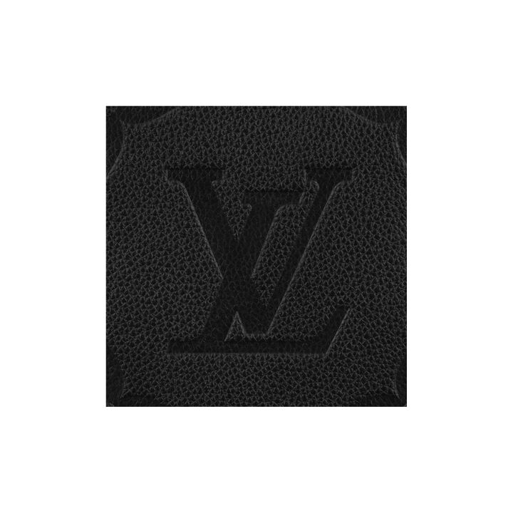 LOUIS VUITTON NEVERFULL MM Empreinte老花 牛皮软压纹皮革 托特包Tote包购物袋子母包手提单肩包 中号 女款 黑色