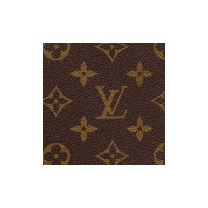LOUIS VUITTON Sac Plat PM 经典老花 帆布涂层拼牛皮革饰边 手提单肩斜挎包 中号 女款 深棕色