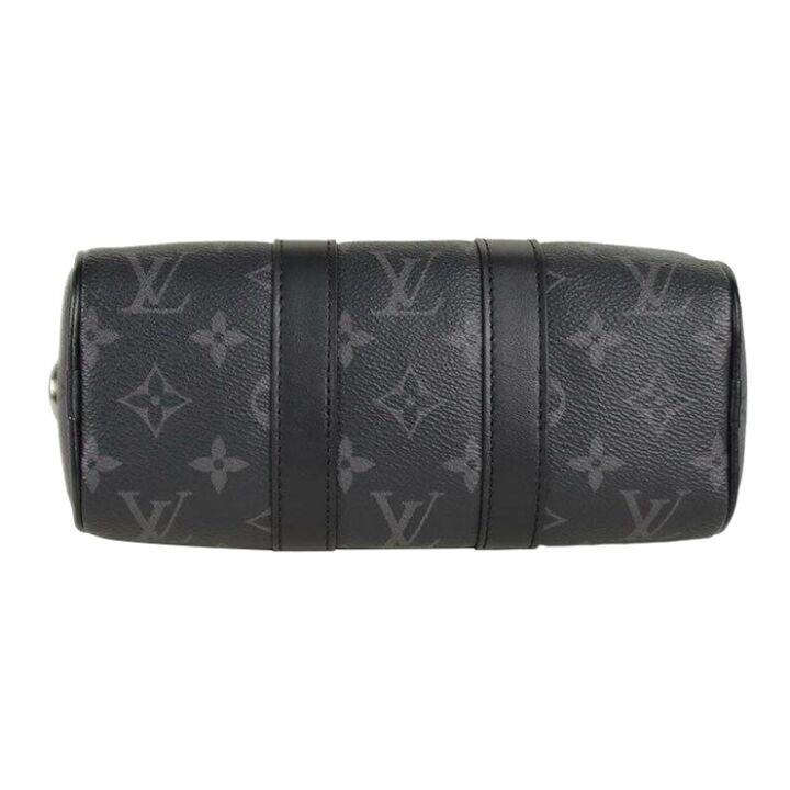 LOUIS VUITTON keepall XS 经典老花满印可调节肩带 帆布涂层拼牛皮饰边 手提包单肩包斜挎包 加小号 男女同款 黑色