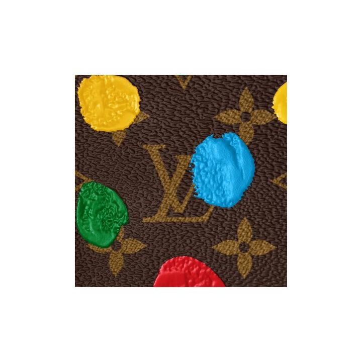 LOUIS VUITTON x Yayoi Kusama草间弥生 联名款 ONTHEGO 老花满印 帆布拼牛皮革 子母包托特包Tote包购物袋手提包 小号 女款 多色