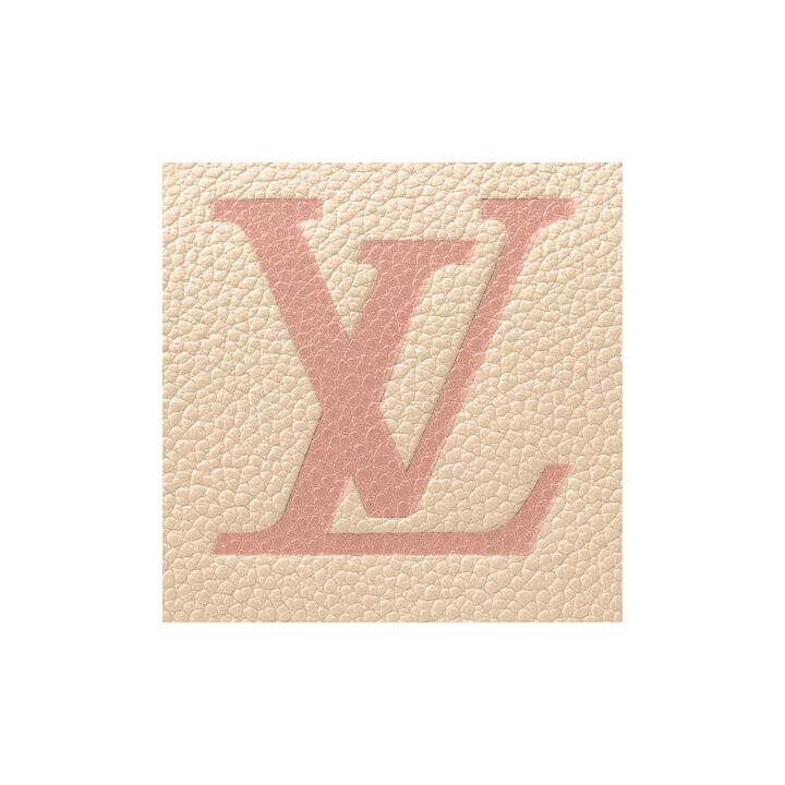 LOUIS VUITTON Speedy 系列 20 可拆卸可调节肩带 压纹牛皮 手提斜挎包 女款 奶油白/粉色