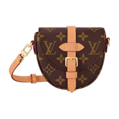 LOUIS VUITTON A4 Pouch 老花 皮革 手袋手提包 女款 棕色