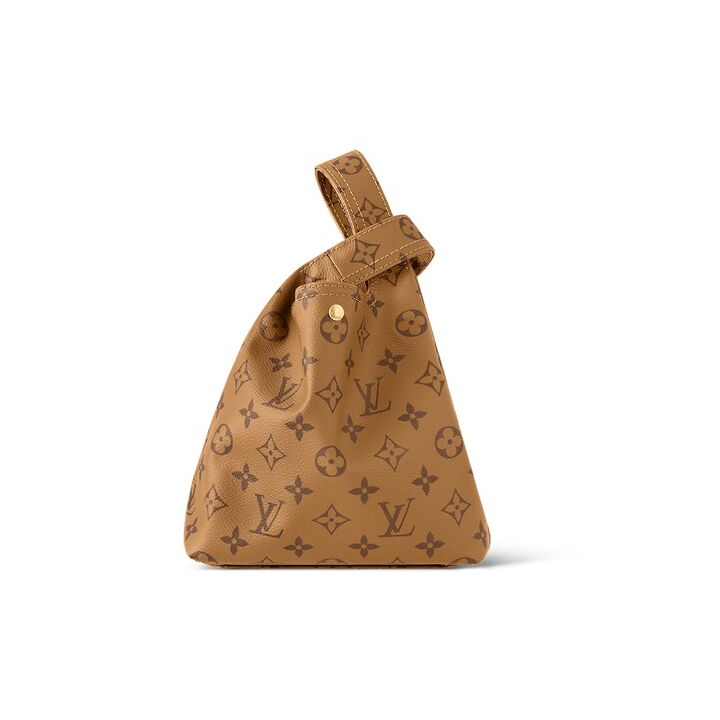 LOUIS VUITTON Atlantis BB 可拆卸可调节肩带老花满印 牛皮革 单肩斜挎手提包 小号 女款 棕色