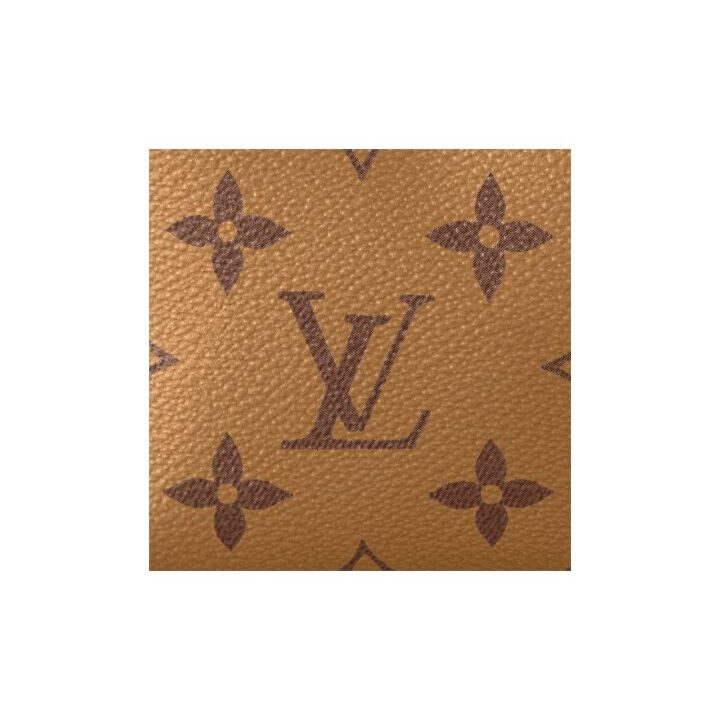 LOUIS VUITTON Atlantis BB 可拆卸可调节肩带老花满印 牛皮革 单肩斜挎手提包 小号 女款 棕色