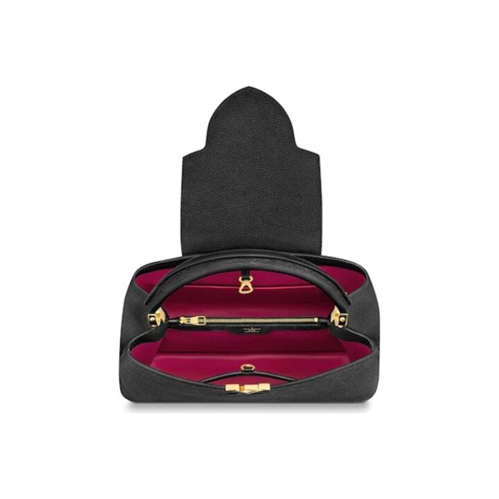 LOUIS VUITTON Capucines 卡普辛 手提单肩包 中号 女款 黑色