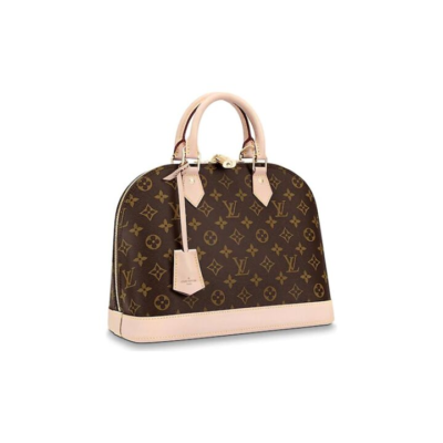 LOUIS VUITTON Speedy Bandouliere系列 20 可拆卸可调节肩带挂锁开合 压花粒面牛皮 手提单肩斜挎包 女款 米灰色