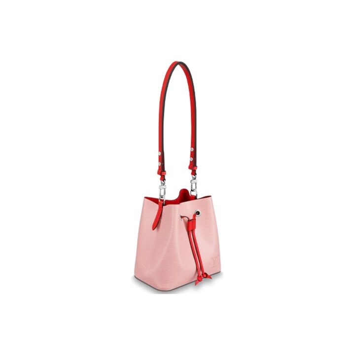 LOUIS VUITTON NeoNoe BB 水波纹 牛皮 水桶包手提斜挎单肩包 女款 芭蕾粉