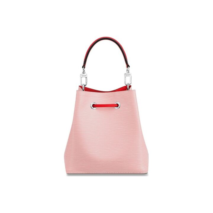 LOUIS VUITTON NeoNoe BB 水波纹 牛皮 水桶包手提斜挎单肩包 女款 芭蕾粉