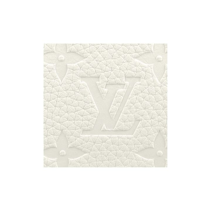 LOUIS VUITTON 春夏秀款 Soft Trunk 小方包 稻草人 老花压纹 潮酷 手提单肩包 男女 白色