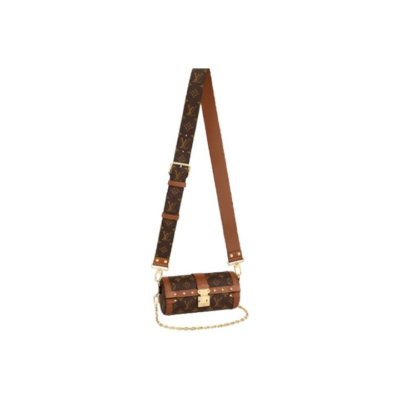 LOUIS VUITTON 19号 经典老花便携 帆布 盥洗袋手拿包洗漱包 女款 棕色