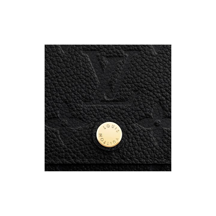 LOUIS VUITTON 老花 牛皮 卡片套名片夹皮革手拿包 男女同款情侣款 黑色