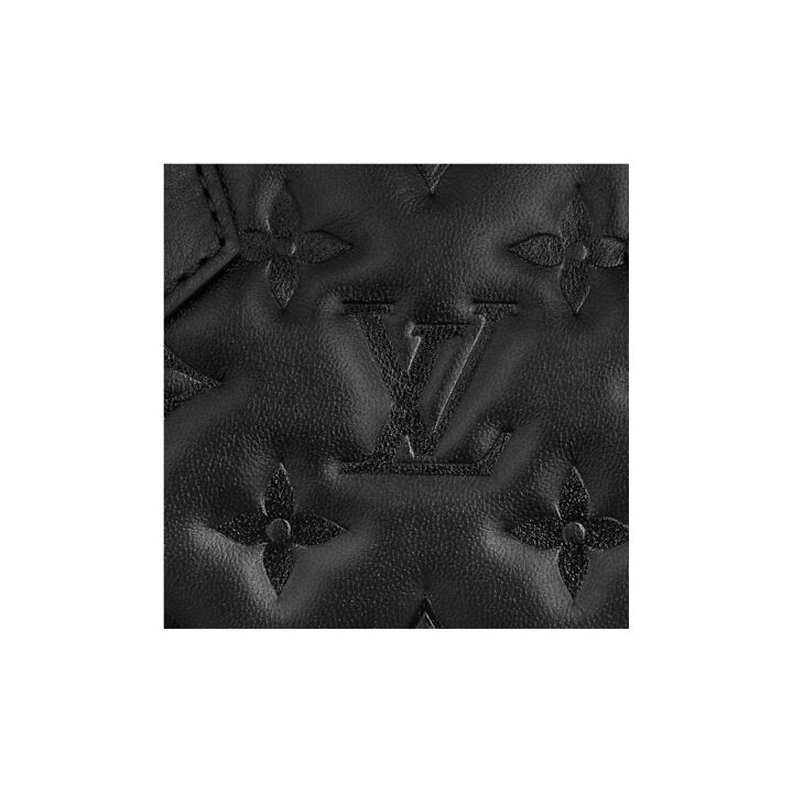 LOUIS VUITTON SpeedyBandoulière 22 可拆卸可调节肩带金色金属链条 压花柔软小羊皮 手提斜挎单肩包 女款 黑色