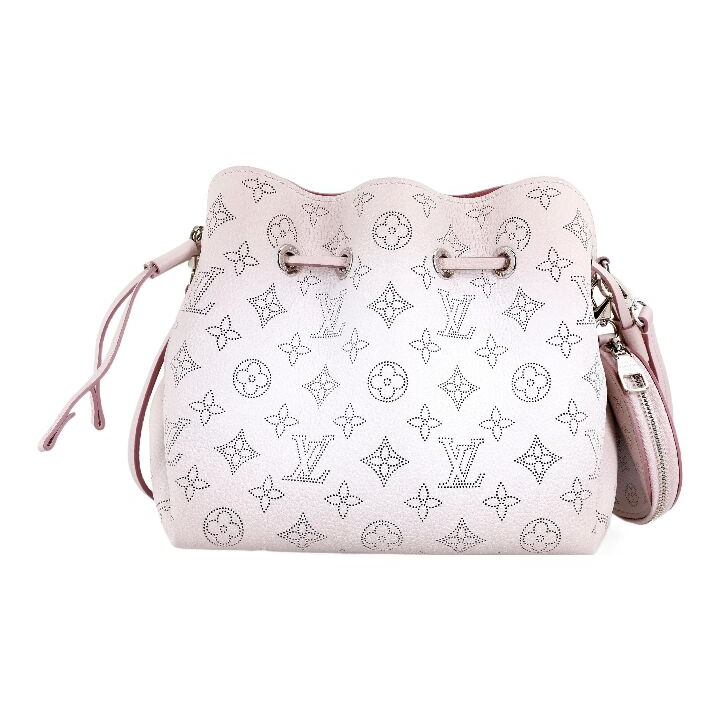 LOUIS VUITTON Bella 可拆卸可调节肩带 牛皮革 单肩包斜挎包手提包 女款 渐变白粉