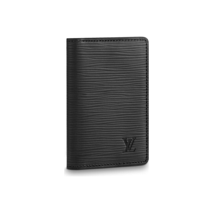 LOUIS VUITTON Epi 水波纹休闲 皮革 口袋钱夹卡包钱包 男女同款情侣款 黑色