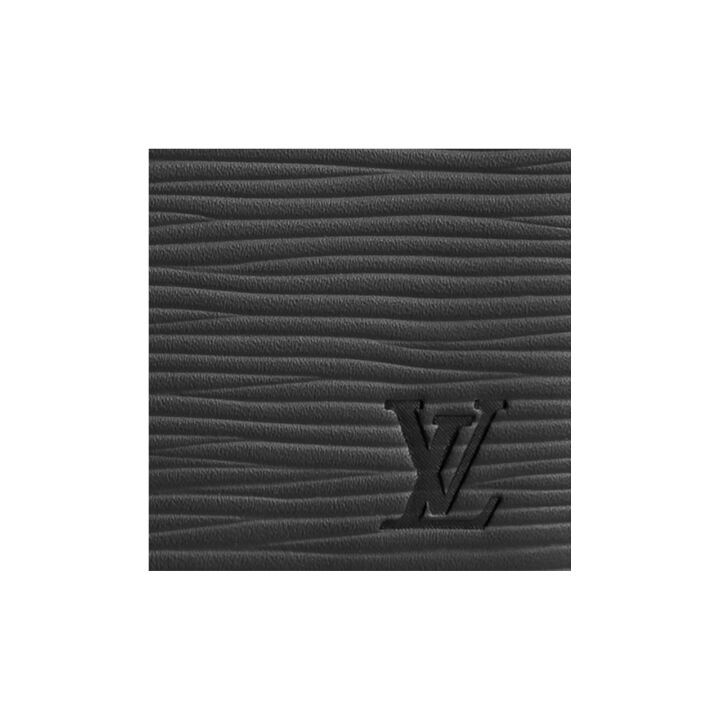 LOUIS VUITTON Epi 水波纹休闲 皮革 口袋钱夹卡包钱包 男女同款情侣款 黑色