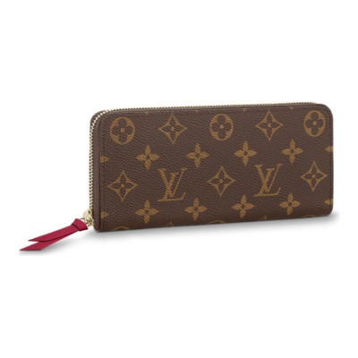 LOUIS VUITTON CLMENCE系列 长款 牛皮 钱夹钱包 女款 棕色