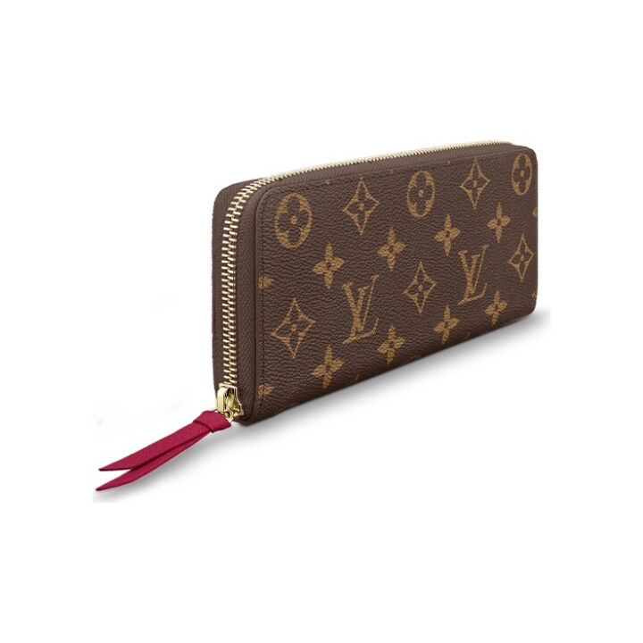 LOUIS VUITTON CLMENCE系列 长款 牛皮 钱夹钱包 女款 棕色
