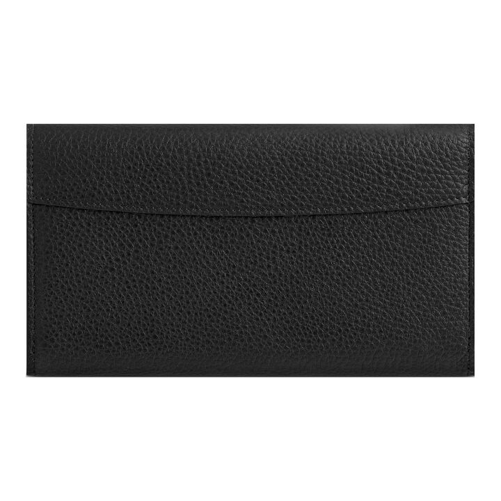 LOUIS VUITTON Capucines 品牌字母徽标纯色 Taurillon皮革 钱包 女款