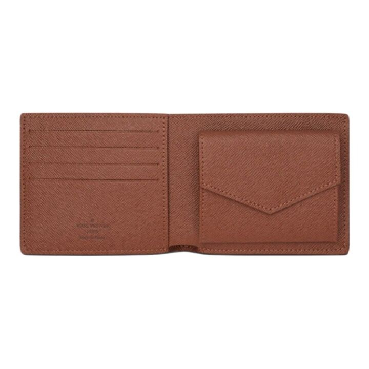 LOUIS VUITTON Marco Wallet 经典老花涂层帆布 现代优雅 实用便携 钱包 女款 棕色