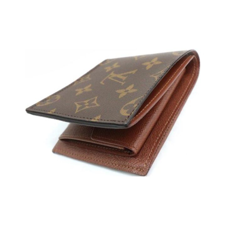 LOUIS VUITTON Marco Wallet 经典老花涂层帆布 现代优雅 实用便携 钱包 女款 棕色