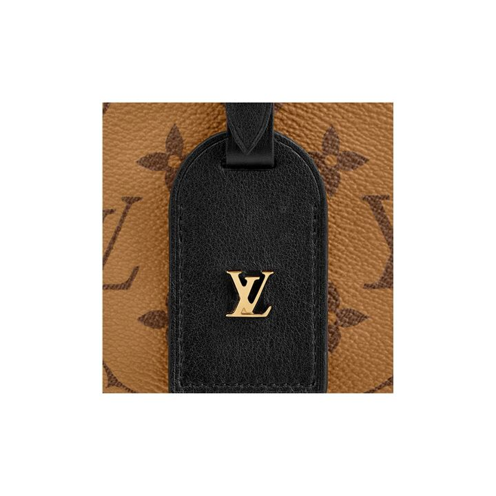 LOUIS VUITTON  Petite Boite Chapeau 老花 牛皮帆布 圆饼包手提单肩斜挎包 迷你 女款 焦糖色