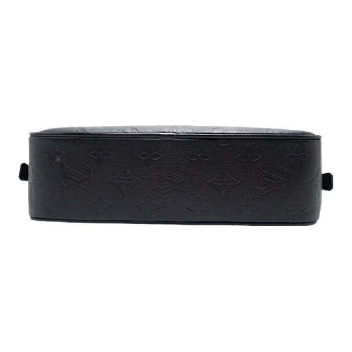 LOUIS VUITTON Shadow 皮革 盥洗包洗漱包 大号 男款 黑色