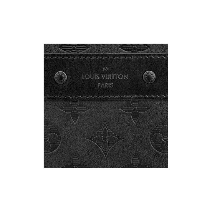 LOUIS VUITTON Shadow 皮革 盥洗包洗漱包 大号 男款 黑色