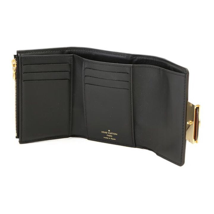 LOUIS VUITTON DAUPHINE 短款经典配色 牛皮 钱夹钱包 女款 棕色