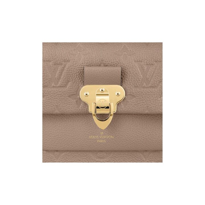 LOUIS VUITTON Vavin WOC链条锁扣开合 牛皮 斜挎包 女款 奶茶色
