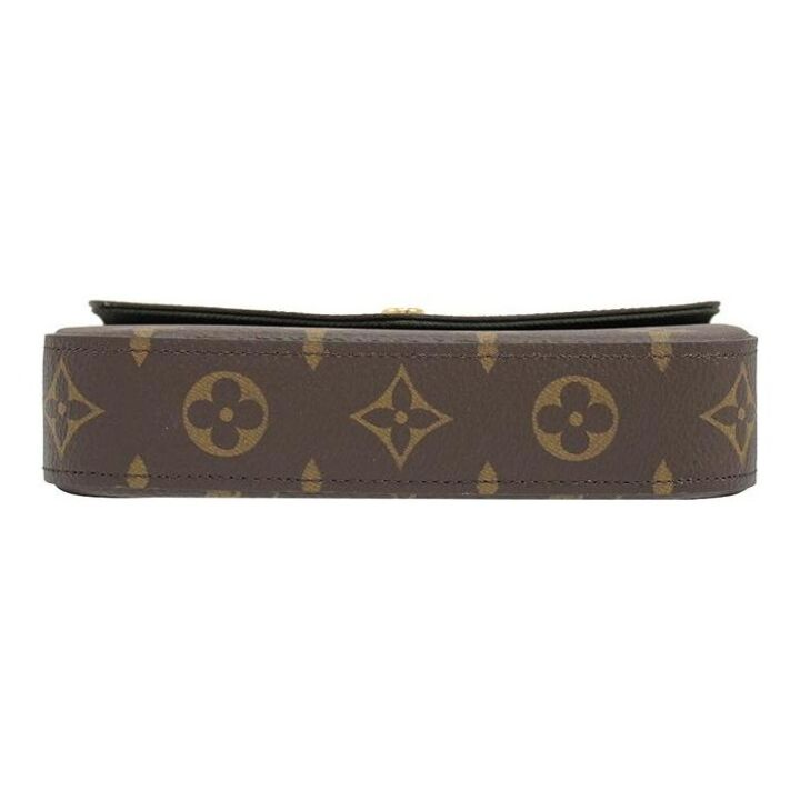 LOUIS VUITTON Multi Pochette Felicie 潮酷便携经典老花 帆布 三合一组合包零钱包单肩斜挎包 女款 老花棕/绿色