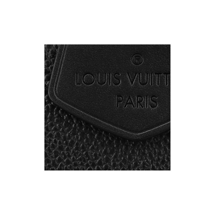 LOUIS VUITTON Multi Pochette 可拆卸链条拉链 粒面压纹牛皮革 腋下包手提单肩斜挎包 女款 黑色