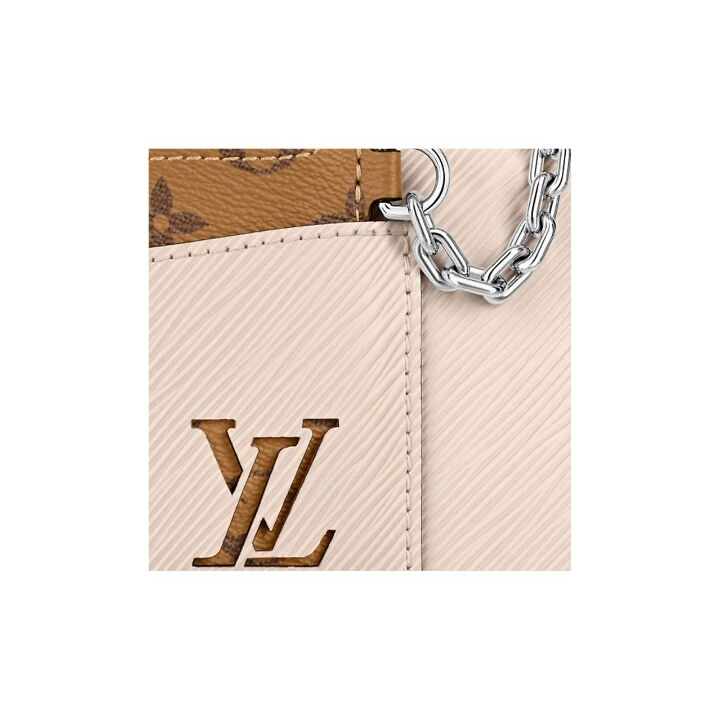LOUIS VUITTON Marelleogo徽标 Epi粒面牛皮革 腋下包手提斜挎单肩包 女款 米色