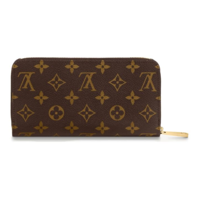LOUIS VUITTON Hollywood Drive Zippy 老花涂鸦 长款拉链钱包 棕色