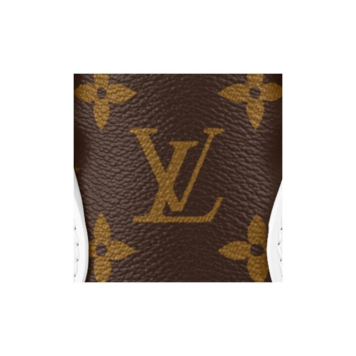LOUIS VUITTONV Match系列 Nano Bucket 可拆卸可调节肩带 涂层帆布拼牛皮革饰边 水桶包手提包单肩包斜挎包 nano 女款 棕色