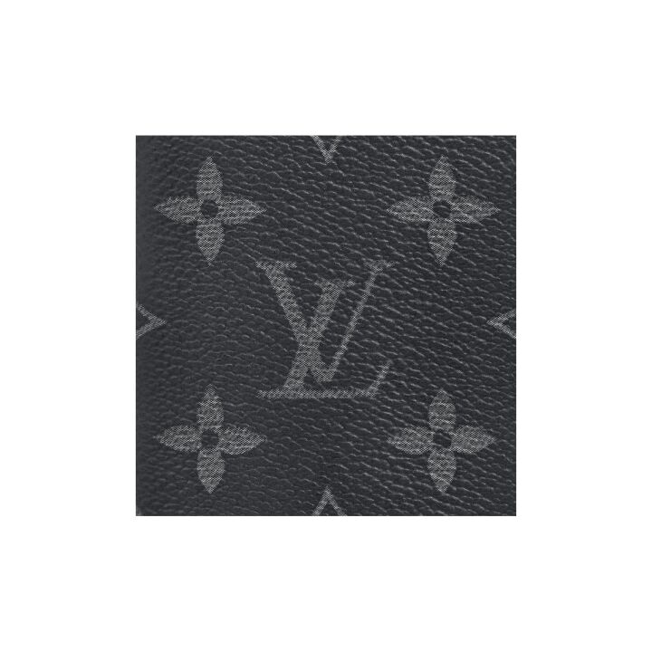 LOUIS VUITTON Zippy 老花满印拉链开合竖版 帆布 零钱包 男款 黑色/灰色